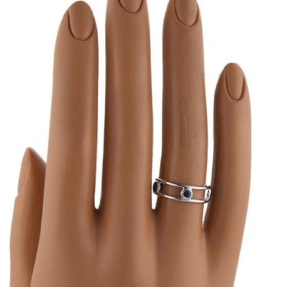 💙T&C Sapphire & Platinum Ring - Picture 3 of 6